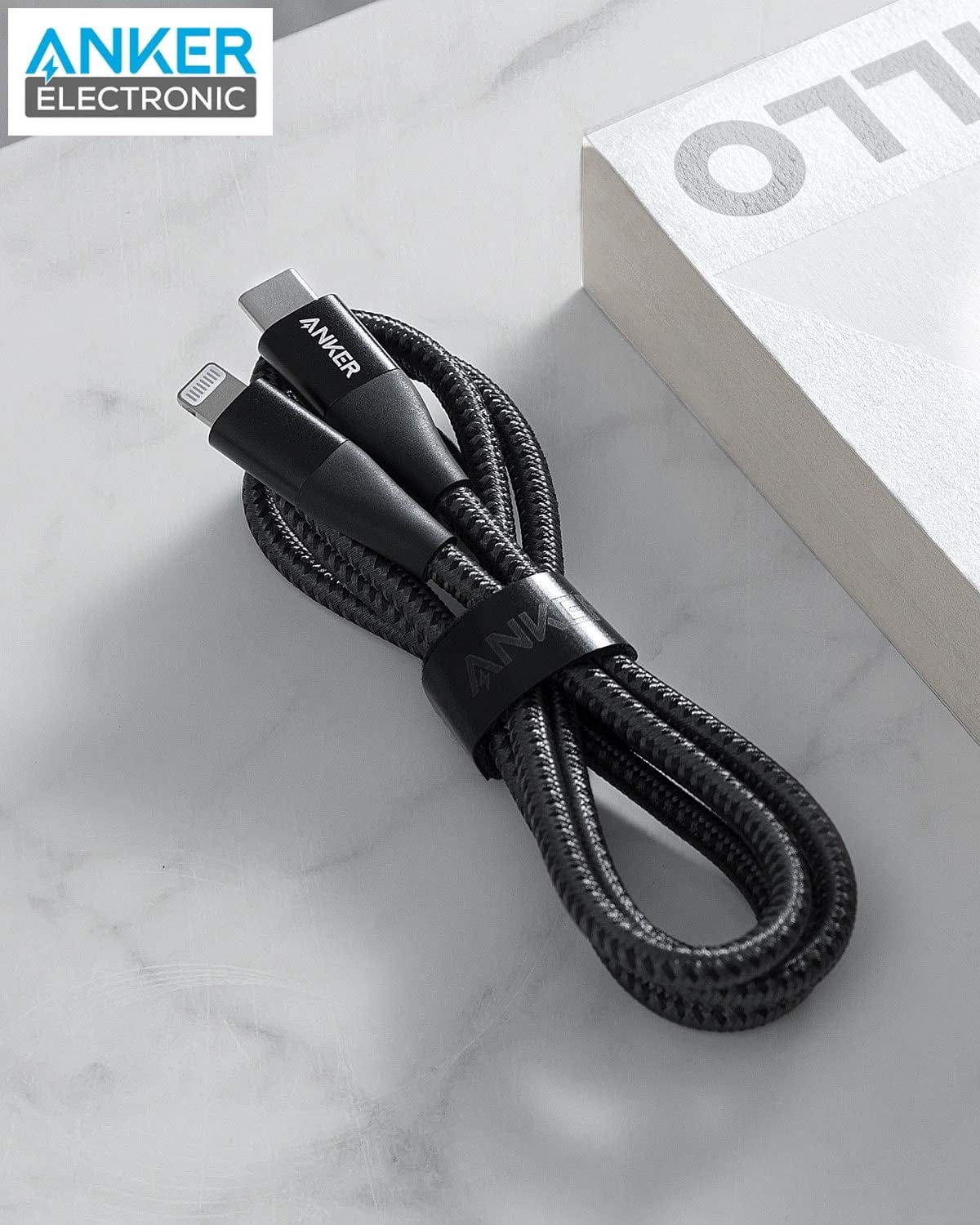 کابل انکر Anker Powerline+ II USB-C to Lightning A8652 — تصویر ۳