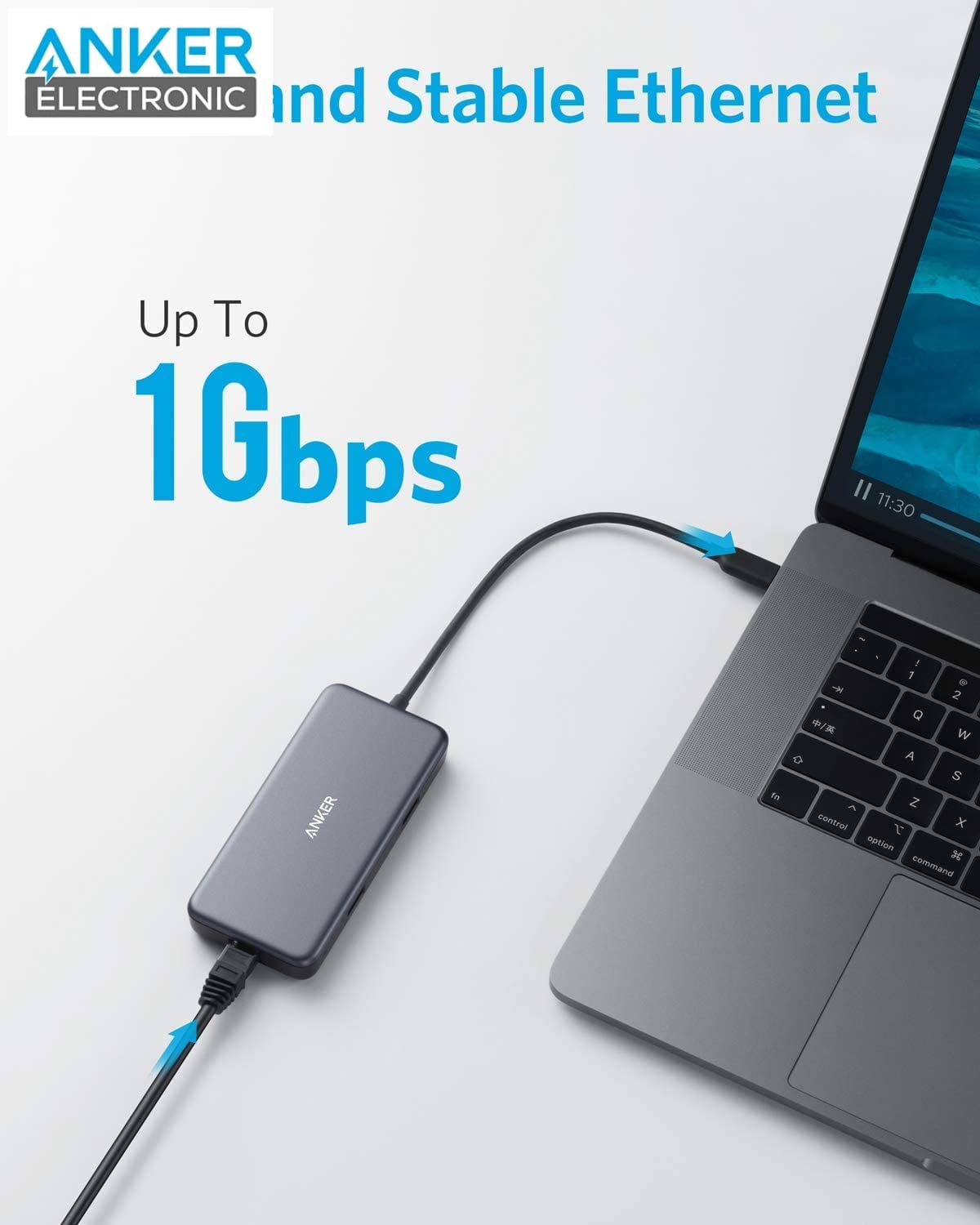 هاب دیتا 7 در 1 انکر Anker PowerExpand Plus A8352 — تصویر ۴