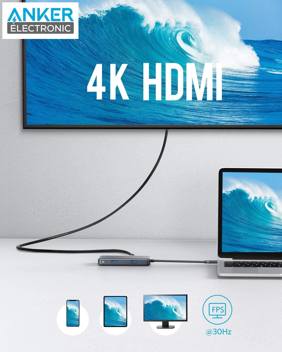 هاب دیتا 7 در 1 انکر Anker PowerExpand Plus A8352 — تصویر ۵