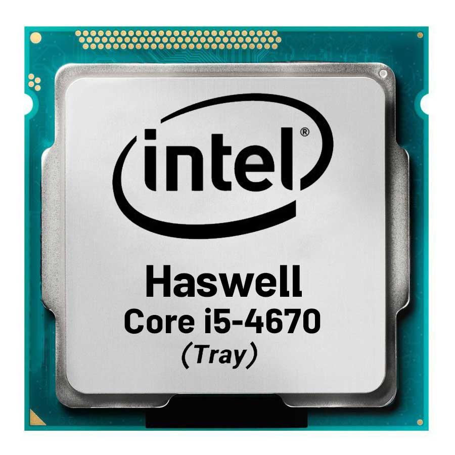 پردازنده استوک INTEL مدل Core i5 4670 سری Haswell