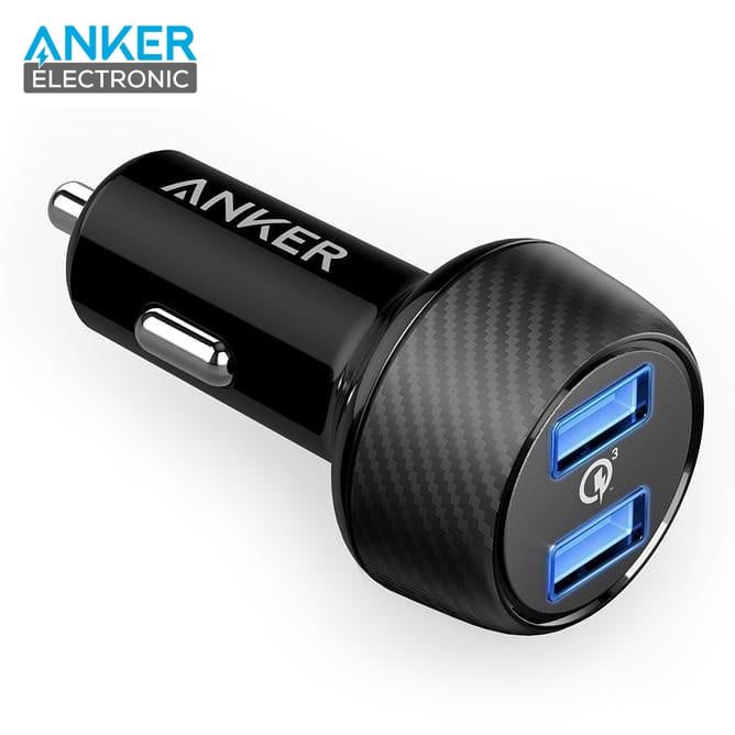 شارژر فندکی انکر مدل Anker PowerDrive Speed 2 Ports A2228 — تصویر ۲