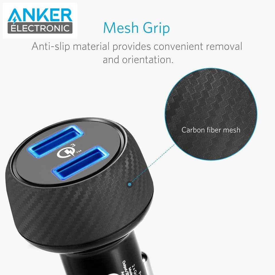 شارژر فندکی انکر مدل Anker PowerDrive Speed 2 Ports A2228 — تصویر ۴