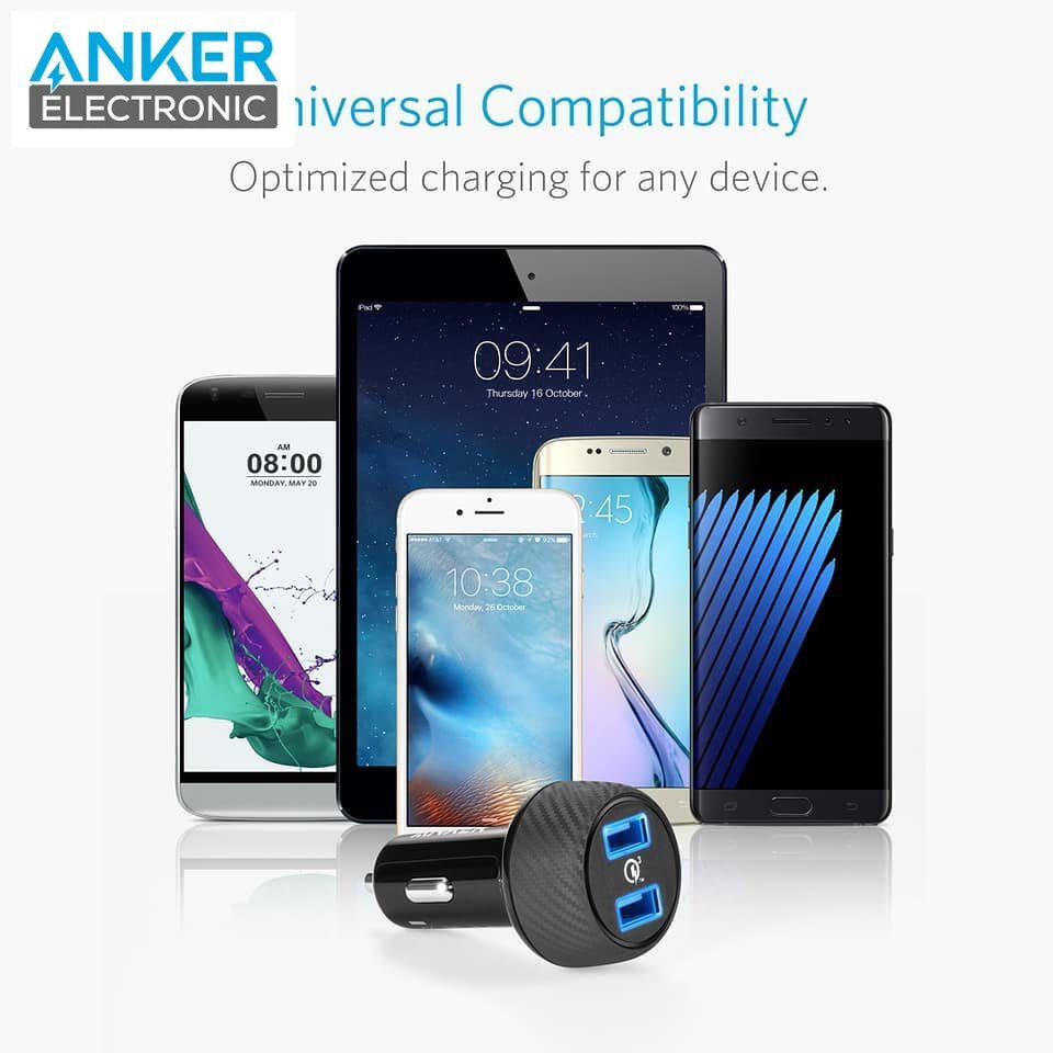 شارژر فندکی انکر مدل Anker PowerDrive Speed 2 Ports A2228 — تصویر ۵