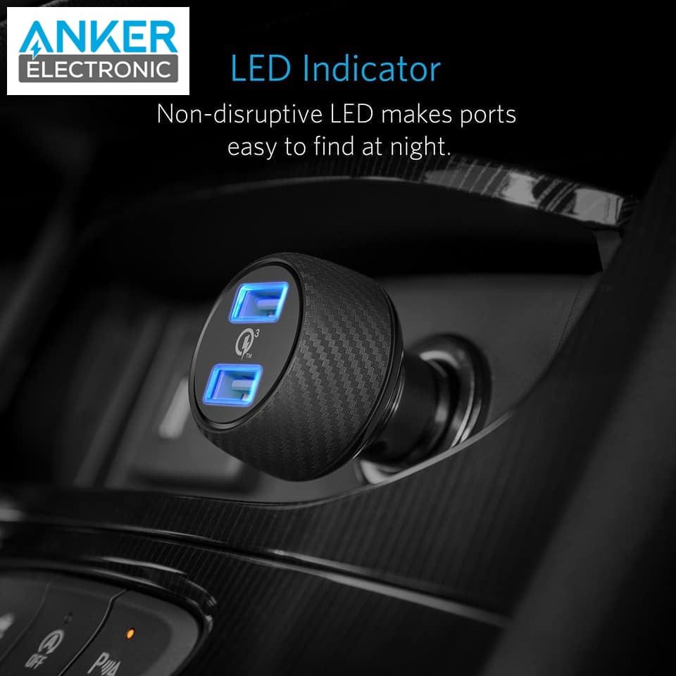 شارژر فندکی انکر مدل Anker PowerDrive Speed 2 Ports A2228 — تصویر ۶