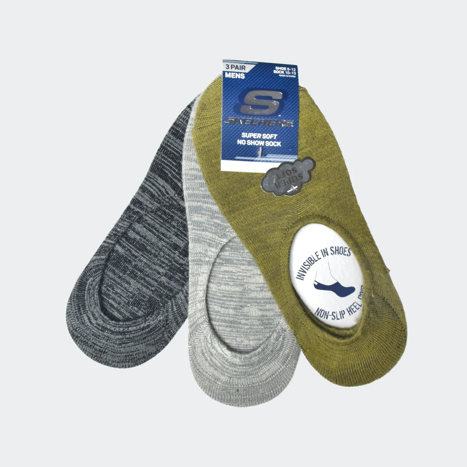 جوراب مردانه اسکچرز مدل Super Soft No Show Sock — تصویر ۲