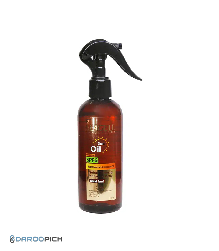 روغن برنزه کننده و ویتامینه SPF6 سی گل مناسب انواع پوست — تصویر ۲