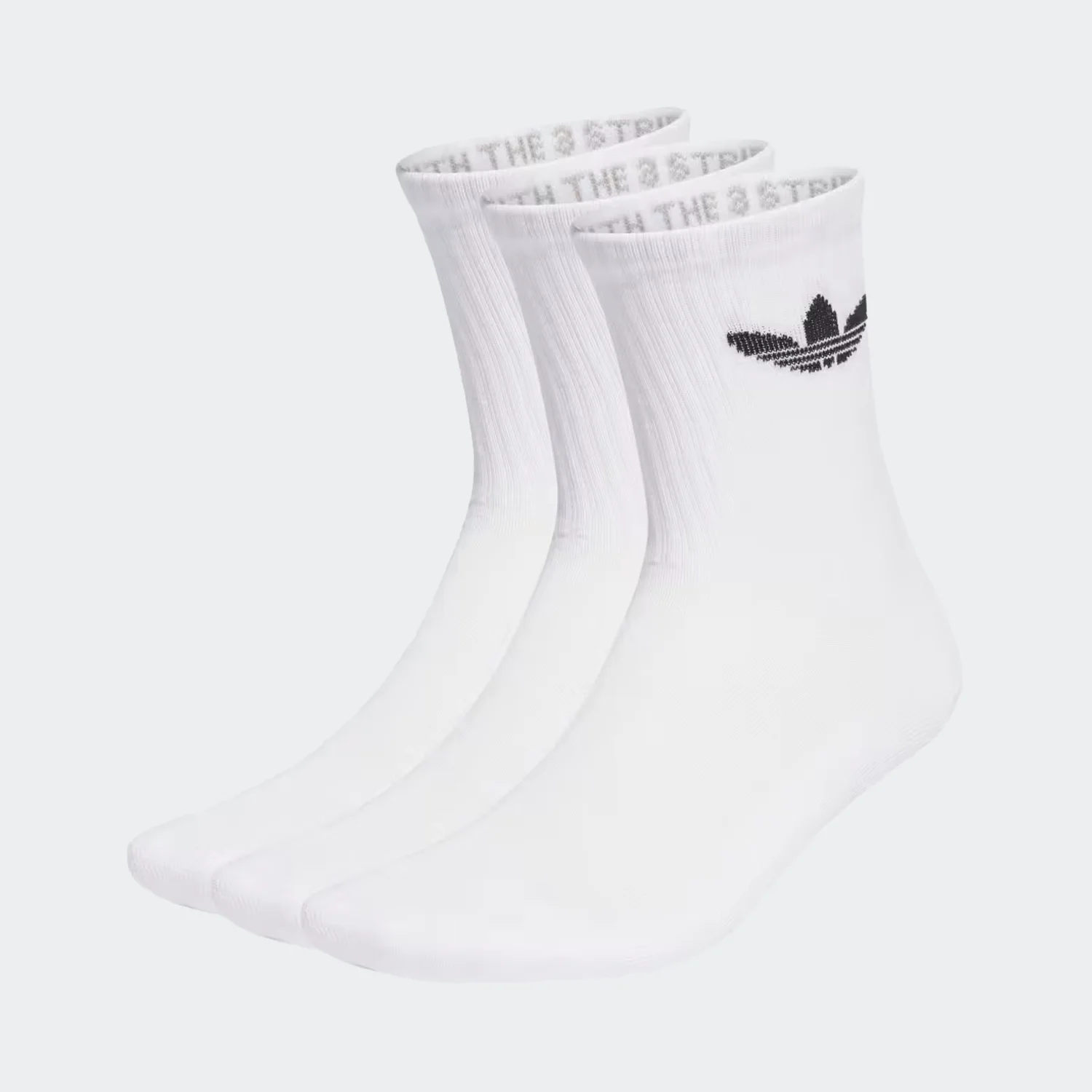 جوراب زنانه آدیداس مدل Trefoil Cushion Crew Socks 3 Pairs — تصویر ۲