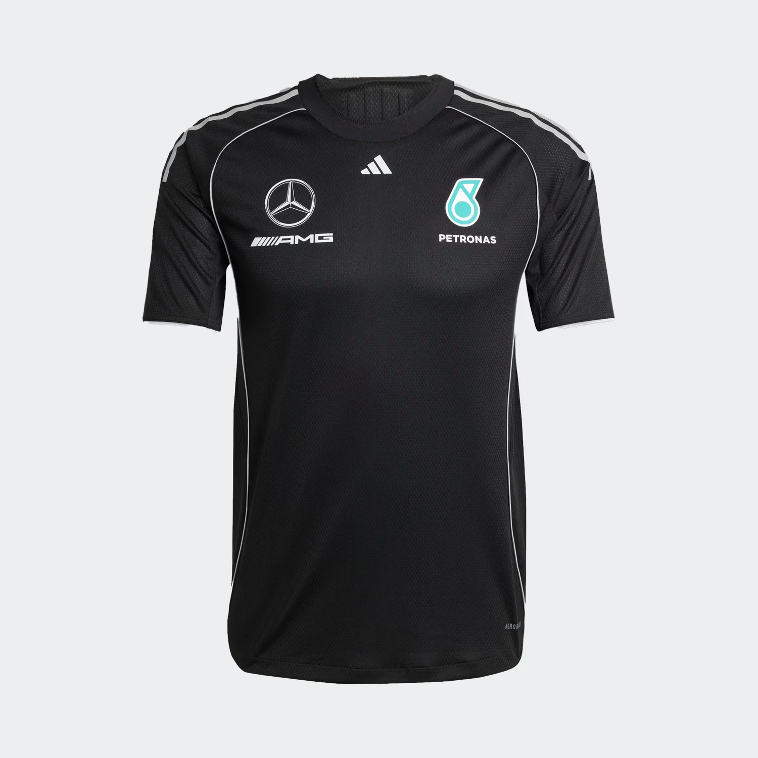 تیشرت مردانه آدیداس مدل MERCEDES – AMG PETRONAS FORMULA ONE TEAM MECHANICS JERSEY
