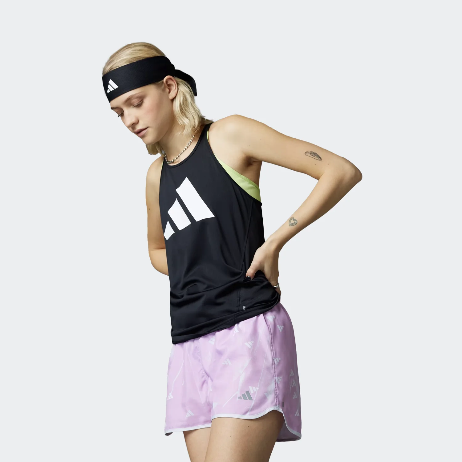 تاپ زنانه آدیداس مدل Run It Tank Top — تصویر ۳