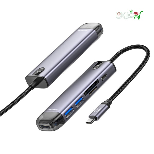 هاب شارژر تایپ سی 6 پورت مک دودو HU-7740 — تصویر ۲