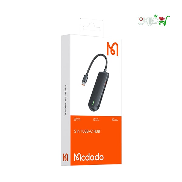 هاب USB مک دودو 5 پورت HU 143 USB-C — تصویر ۵