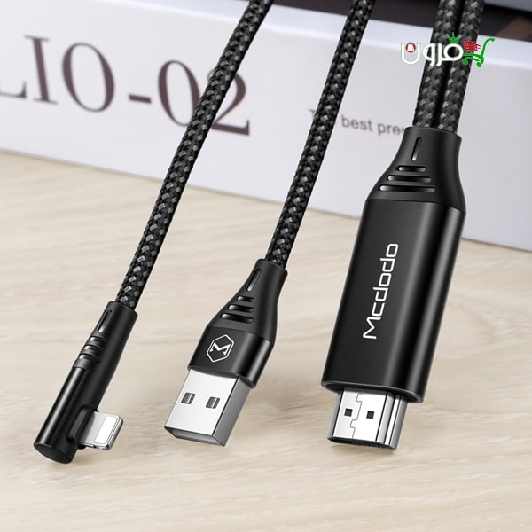 کابل مبدل Lightning به HDMI مک دودو CA 6400 — تصویر ۵
