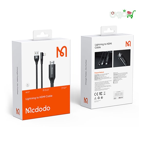 کابل مبدل Lightning به HDMI مک دودو CA 6400 — تصویر ۷