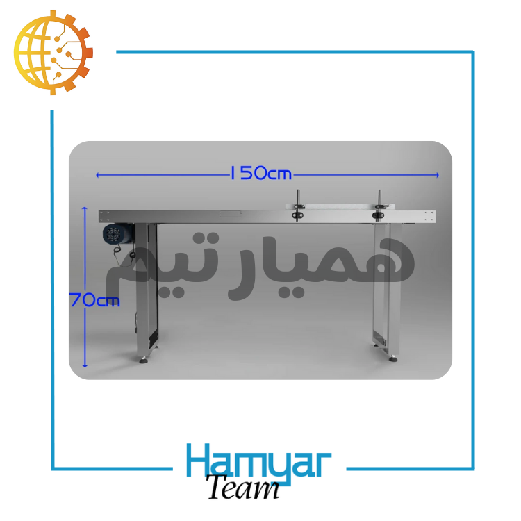 نوارنقاله جت پرینتر ۱.۵ متری استیل همیارتیم — تصویر ۵