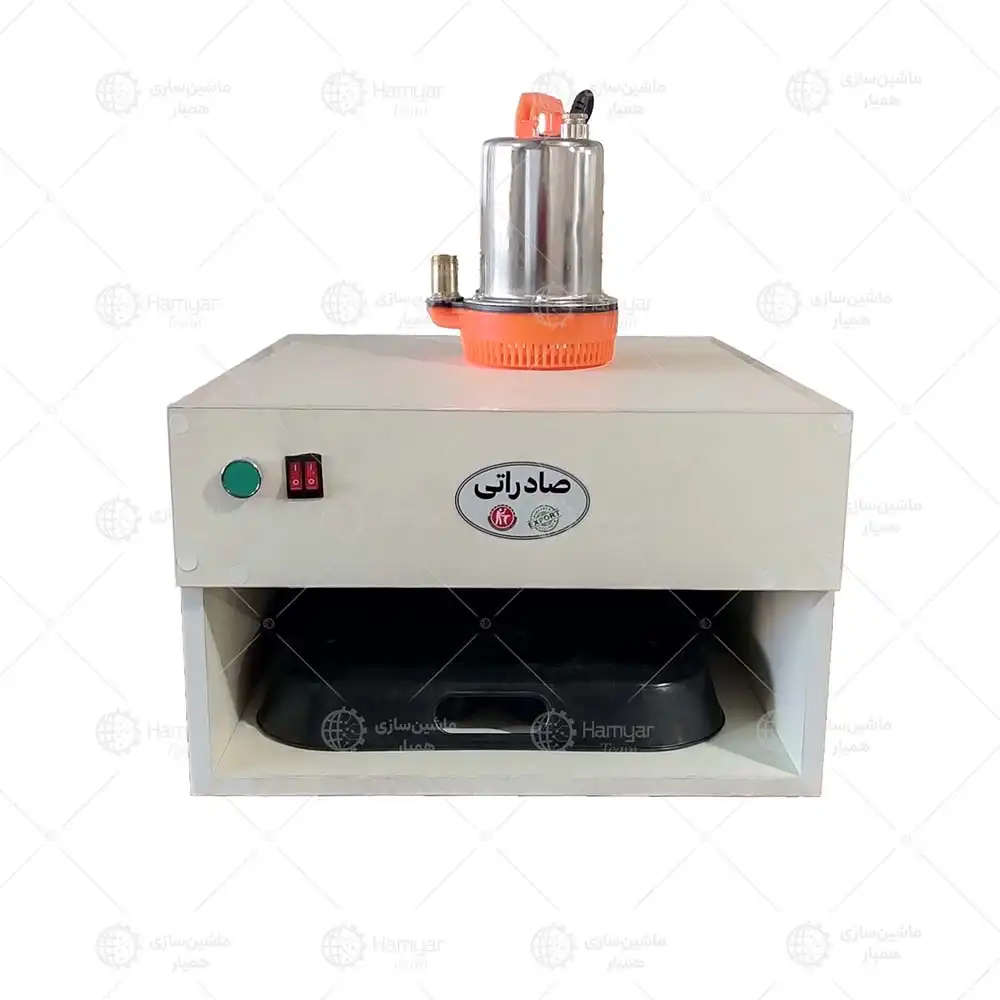 دستگاه شربت پرکن 20 نازل بدنه PVC بدون تایمر و سینی همیارتیم — تصویر ۳