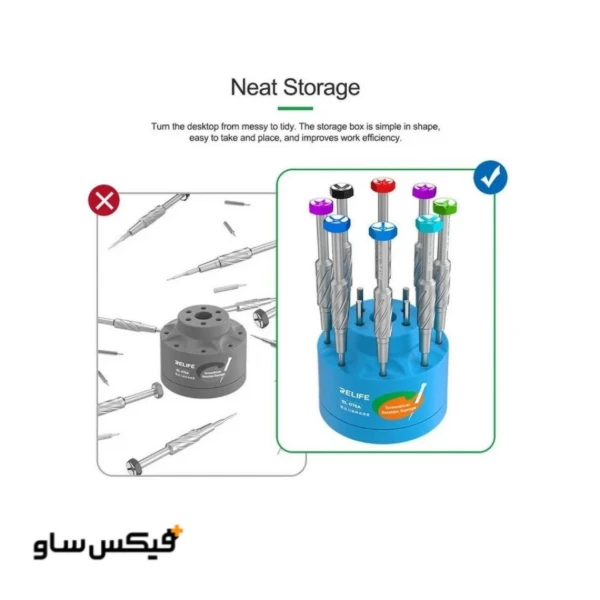 استند چرخشی مغناطیسی پیچ گوشتی ریلایف مدل RELIFE RL-078A — تصویر ۶