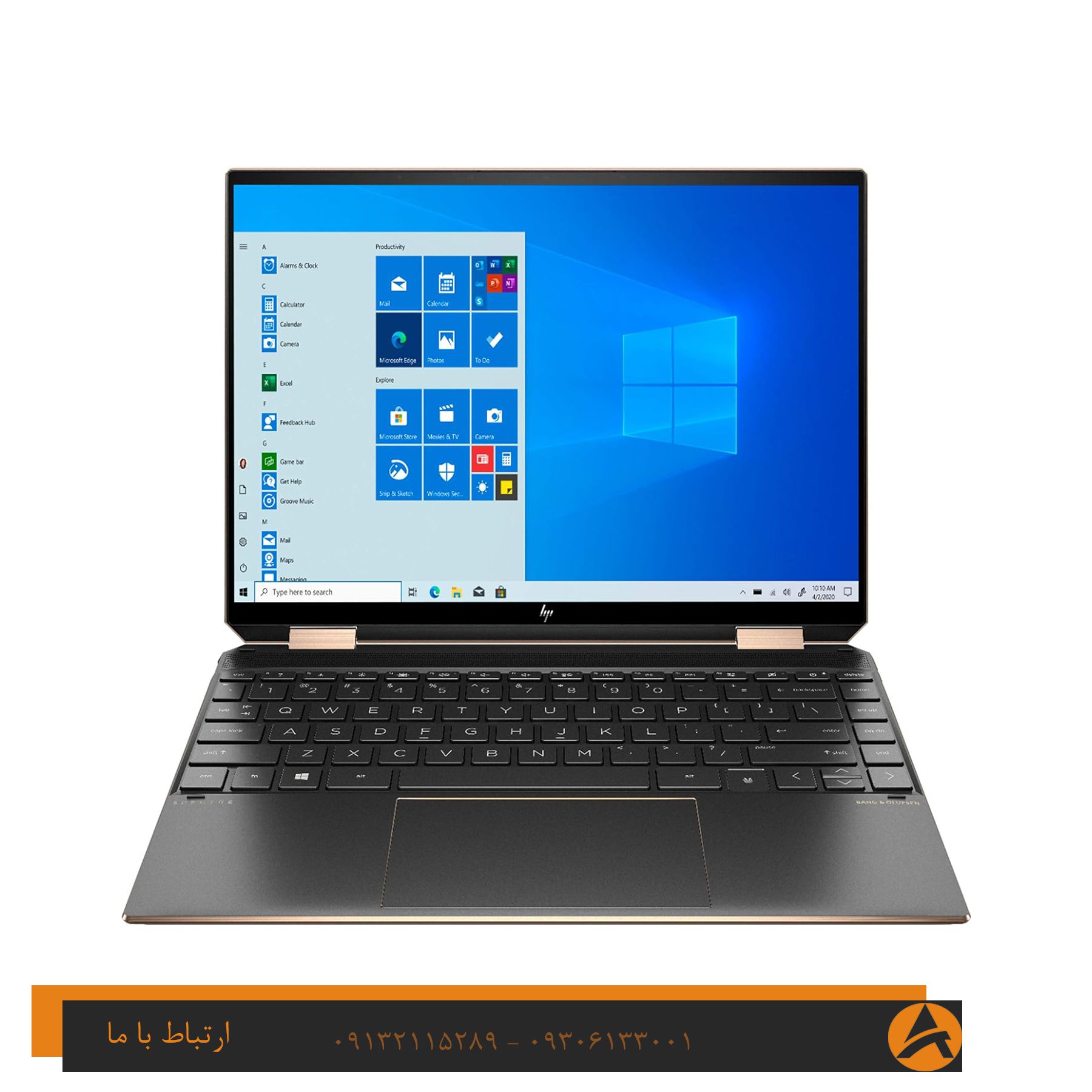 لپ تاپ اپن باکس اچ پی مدل HP SPECTRE X360 2 IN 1 14-I7 32G 512Gb SSD INTEL Iris® XE