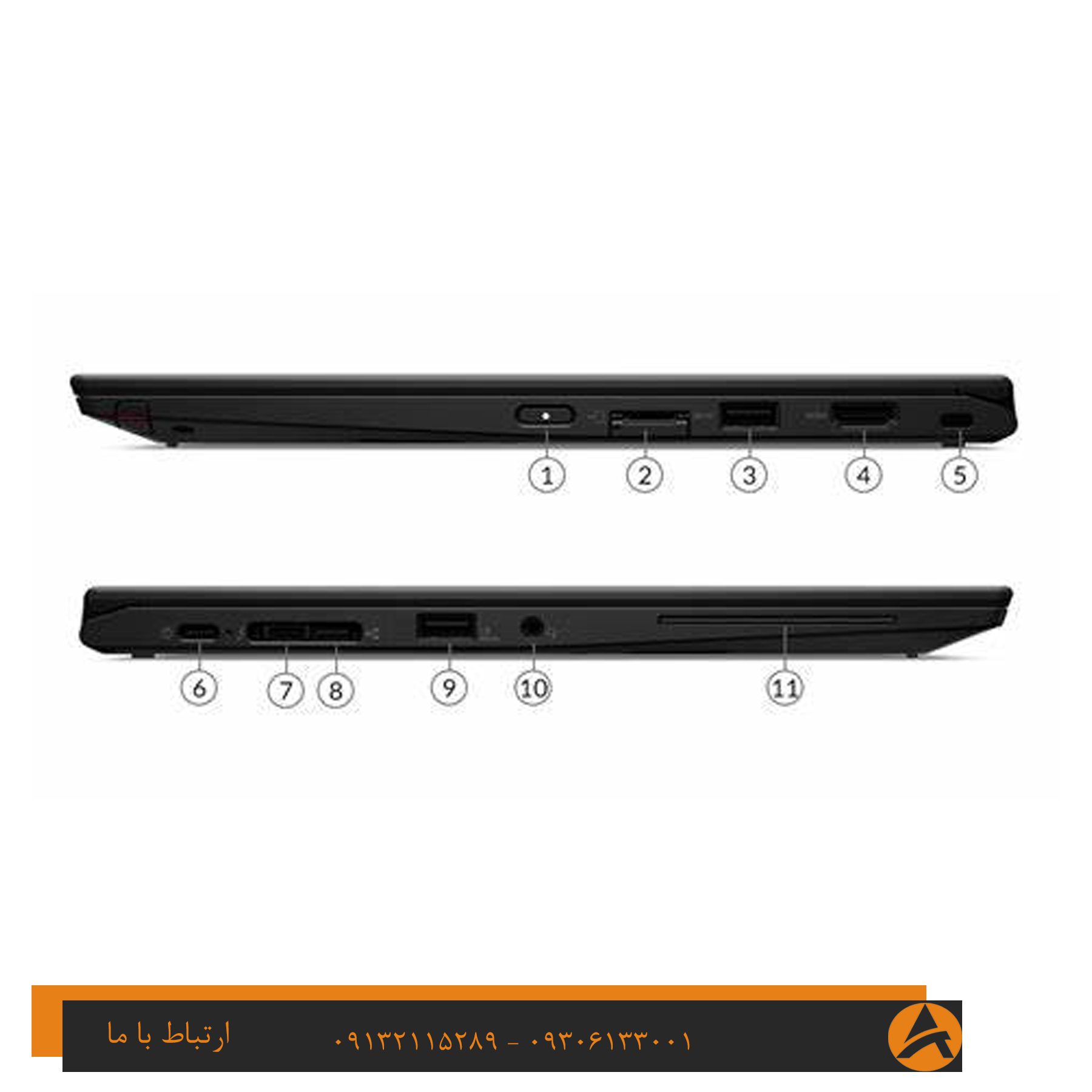 لپ تاپ اپن باکس لنوو مدل Lenovo x13 YOGA -I7 8G 256GB SSD — تصویر ۳