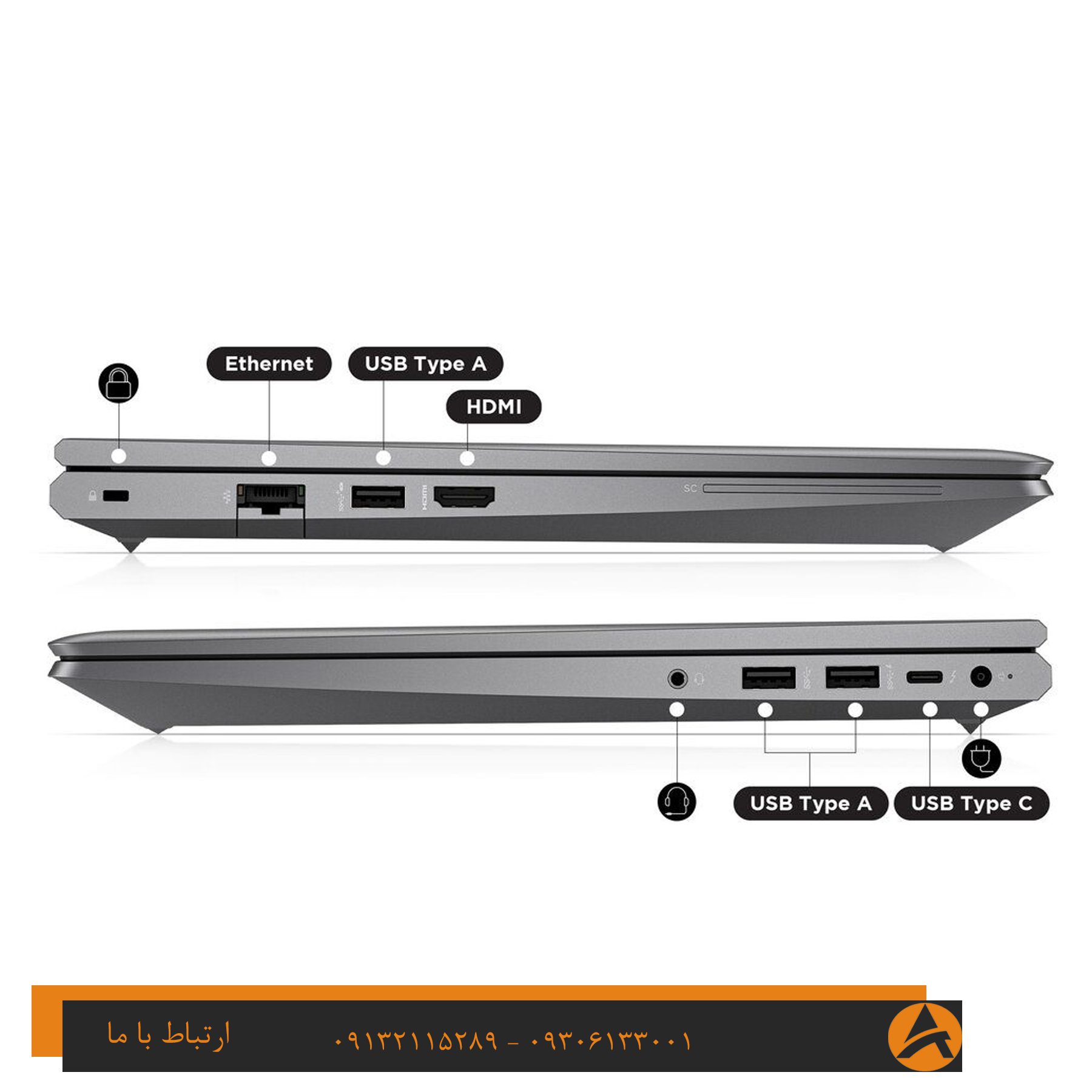 لپ تاپ اپن باکس اچ پی مدل HP ZBOOK POWER 15 G9 -I7 8G 512 SSD 4G — تصویر ۵
