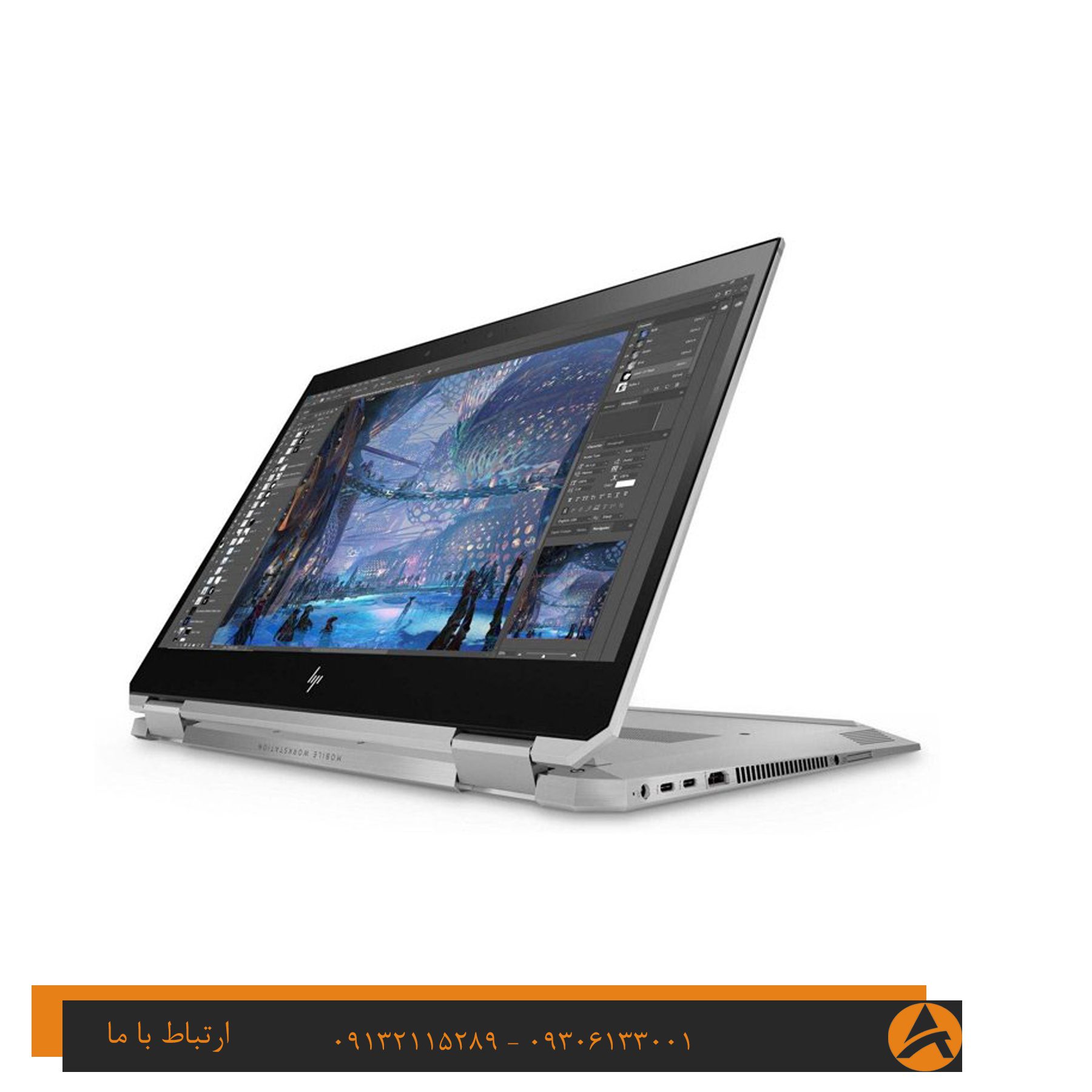لپ تاپ اپن باکس اچ پی مدل تاچ HP zbook 15 G5 studio x360 -i7 32G 1TR SSD — تصویر ۵