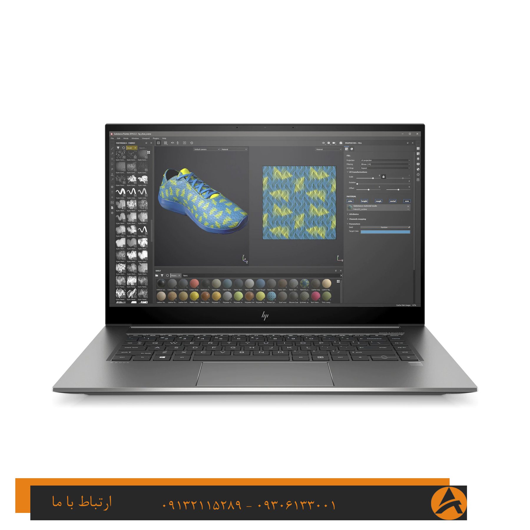 لپ تاپ اپن باکس اچ پی مدل HP Zbook STUDIO G7-i7 16G 512G SSD 4G — تصویر ۴