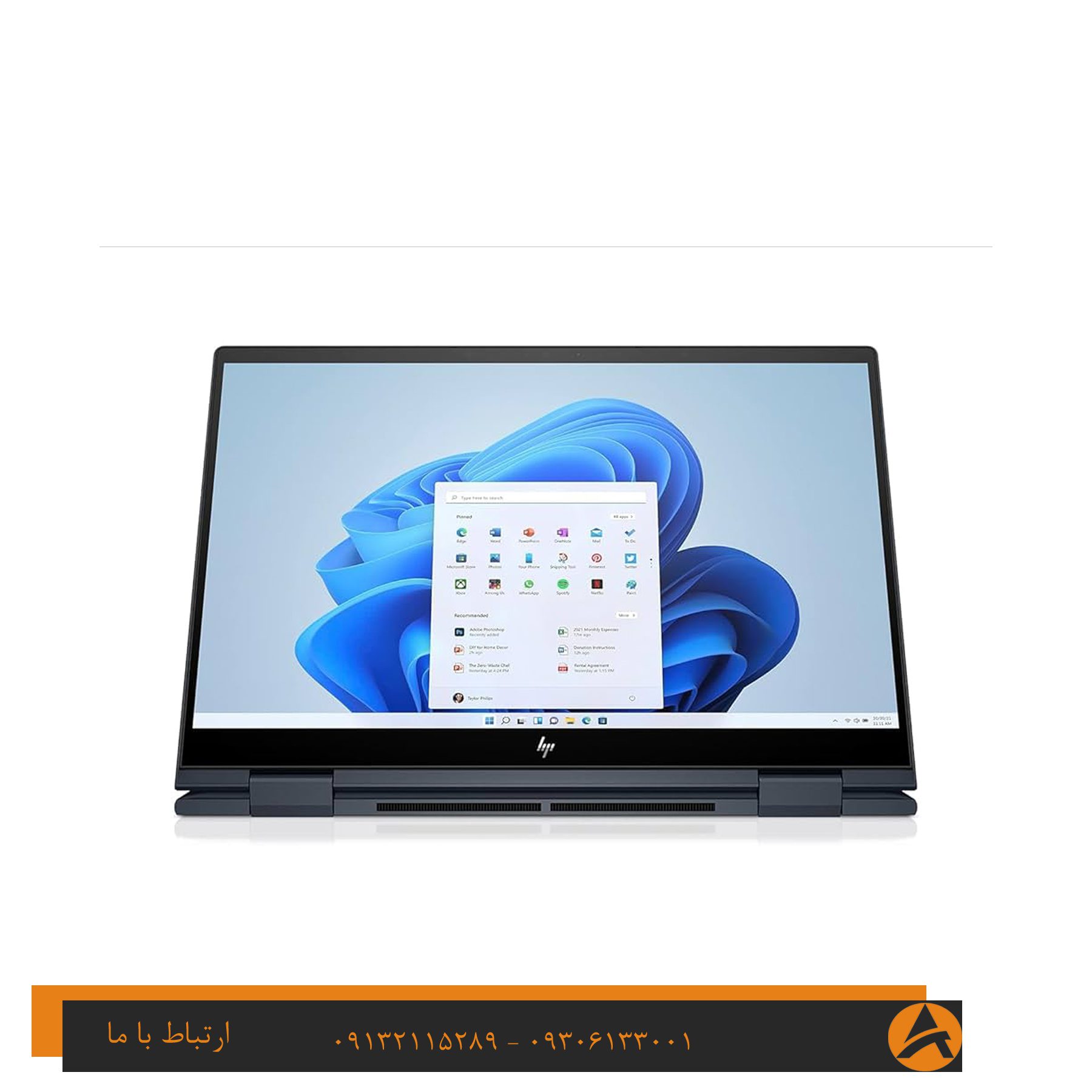 لپ تاپ اپن باکس اچ پی تاچ مدل HP ENVY 13 X360 TOUCH -i7 16G 512GB SSD INTEL Iris® Xe — تصویر ۴