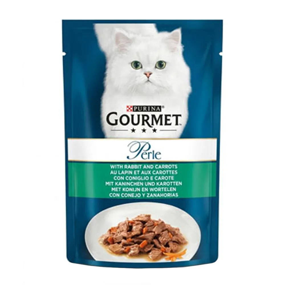پوچ گربه با طعم خرگوش و هویج گورمت – Rabbit &amp; Carrots — تصویر ۲