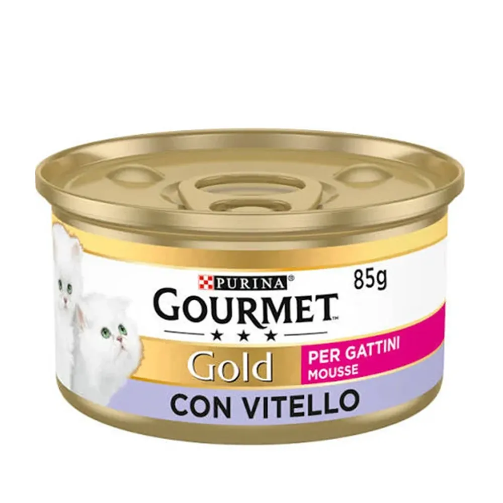 کنسرو بچه گربه خمیری با طعم گوساله گورمت – Kitten Veal