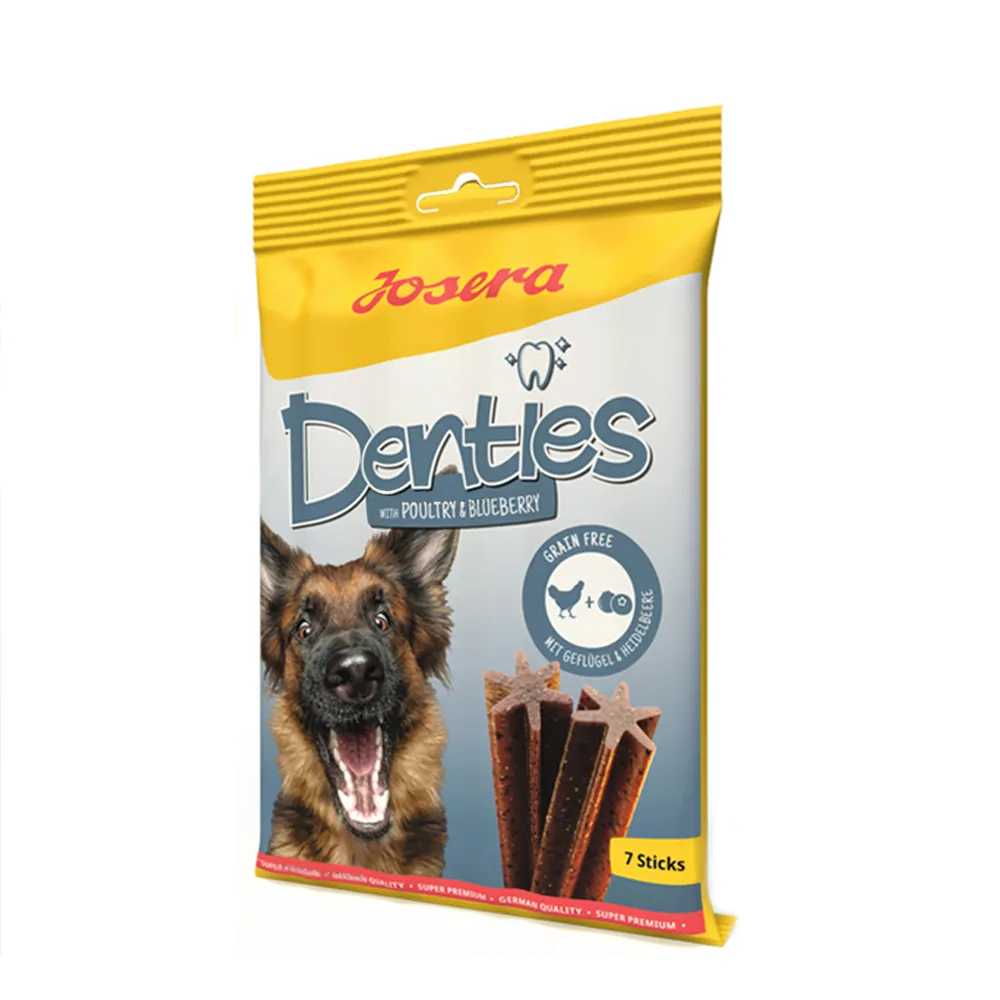 تشویقی دنتال سگ با طعم مرغ و بلوبری جوسرا – Denties Poultry