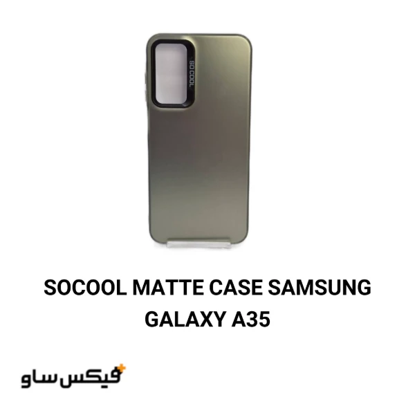 قاب سوکول رنگی پشت مات سامسونگ Samsung Galaxy a35