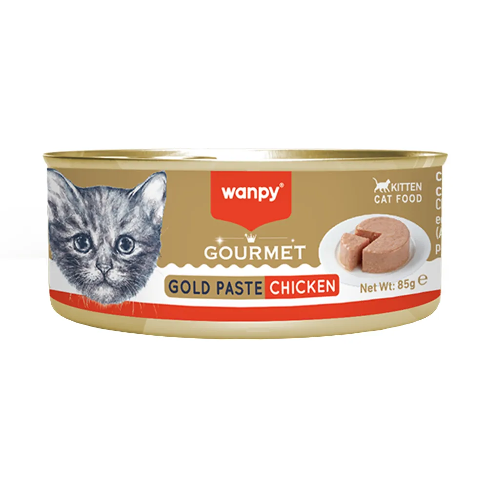 کنسرو کیتن پته با طعم مرغ ونپی – Gold Paste Chicken Kitten