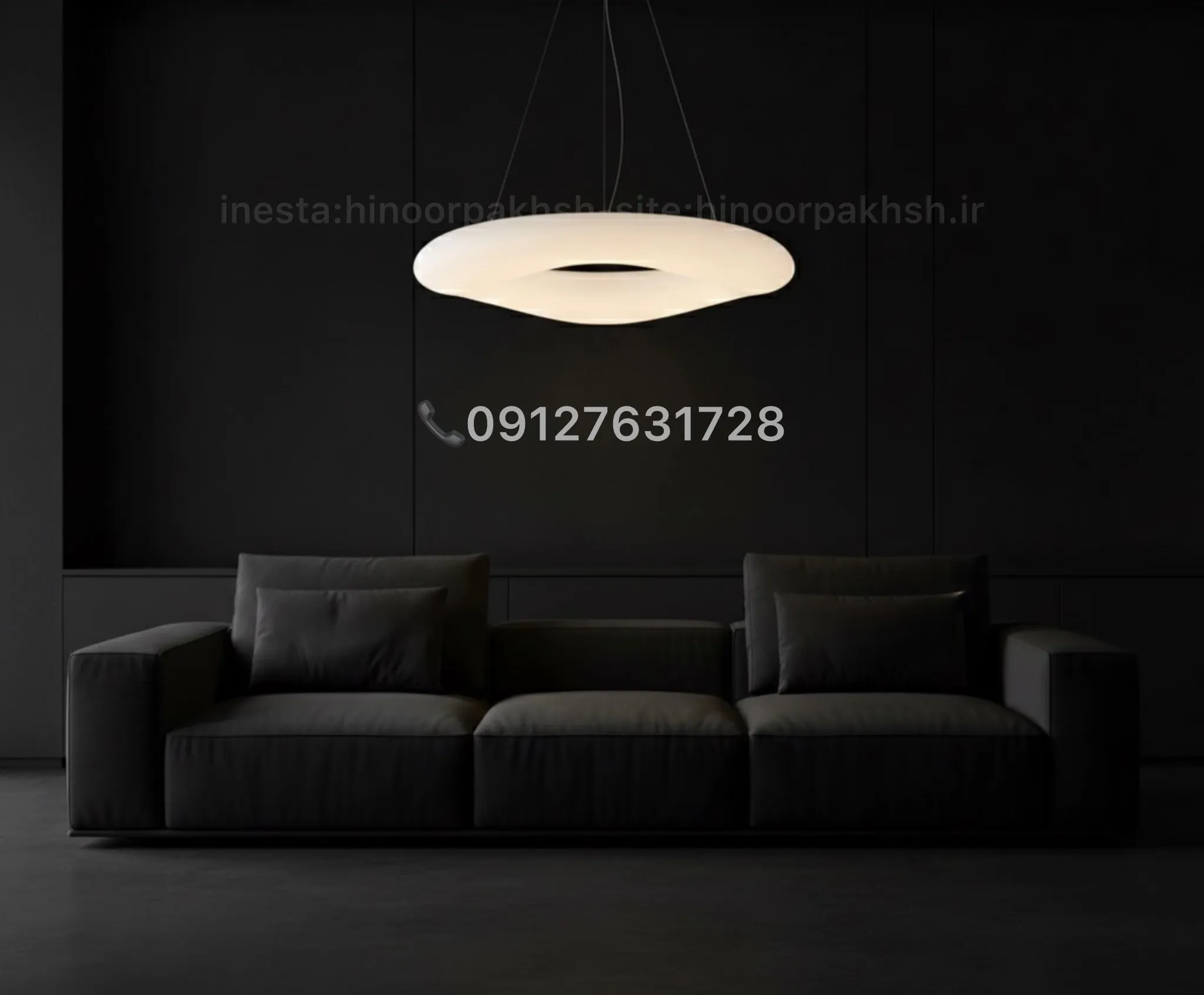لوستر آويز اس ام دي SMD مدل دوناتي ابري