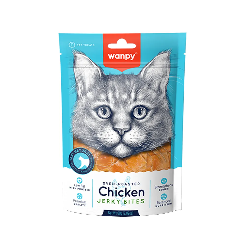 تشویقی گربه جرکی بایتس با طعم مرغ ونپی – Chicken Jerky Bites