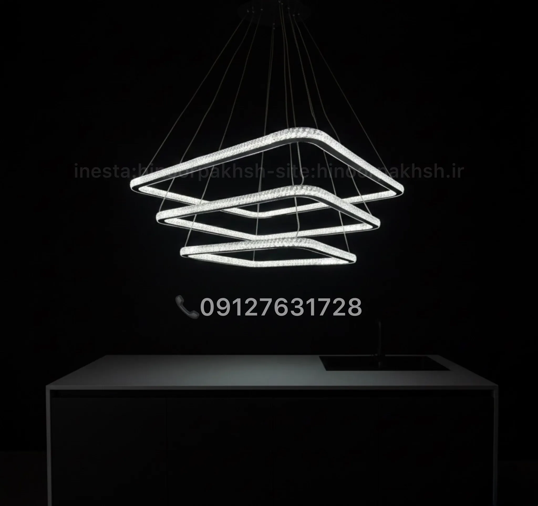 لوستر اس ام دي SMD مدرن نور سه حالته — تصویر ۲