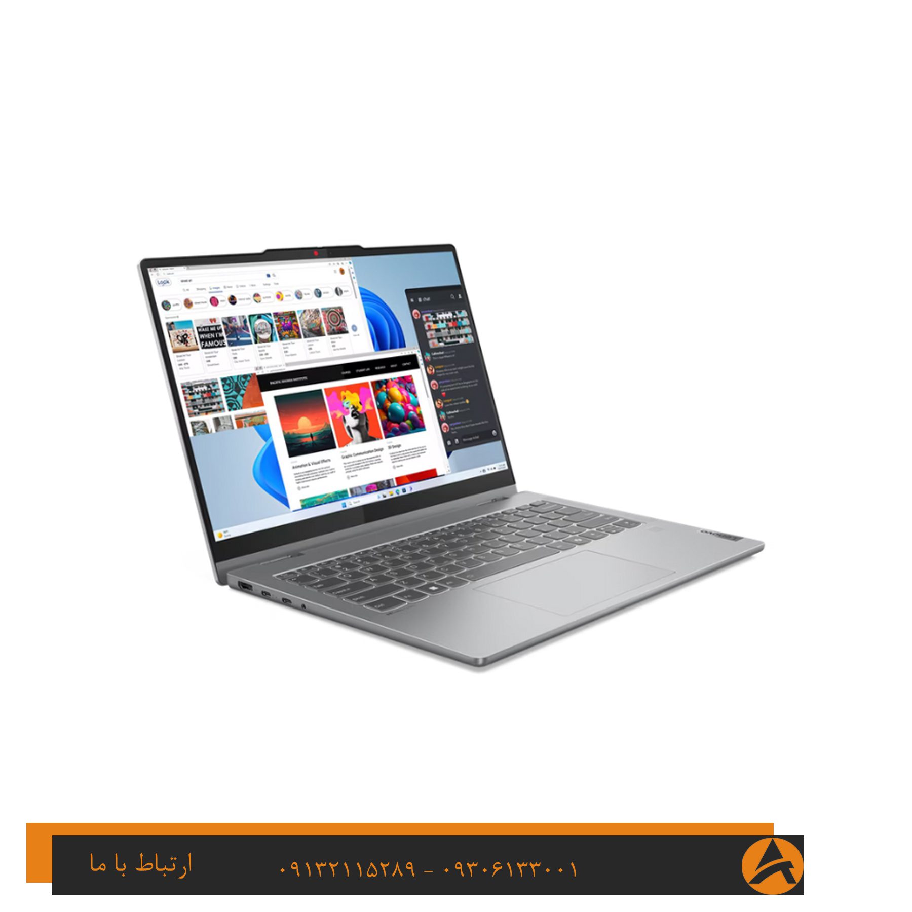 لپ تاپ اپن باکس لنوو مدل LENOVO ID 5 2 IN 1 14IRU9 TOUCH X360-CORE 5 8G 256GB SSD INTEL