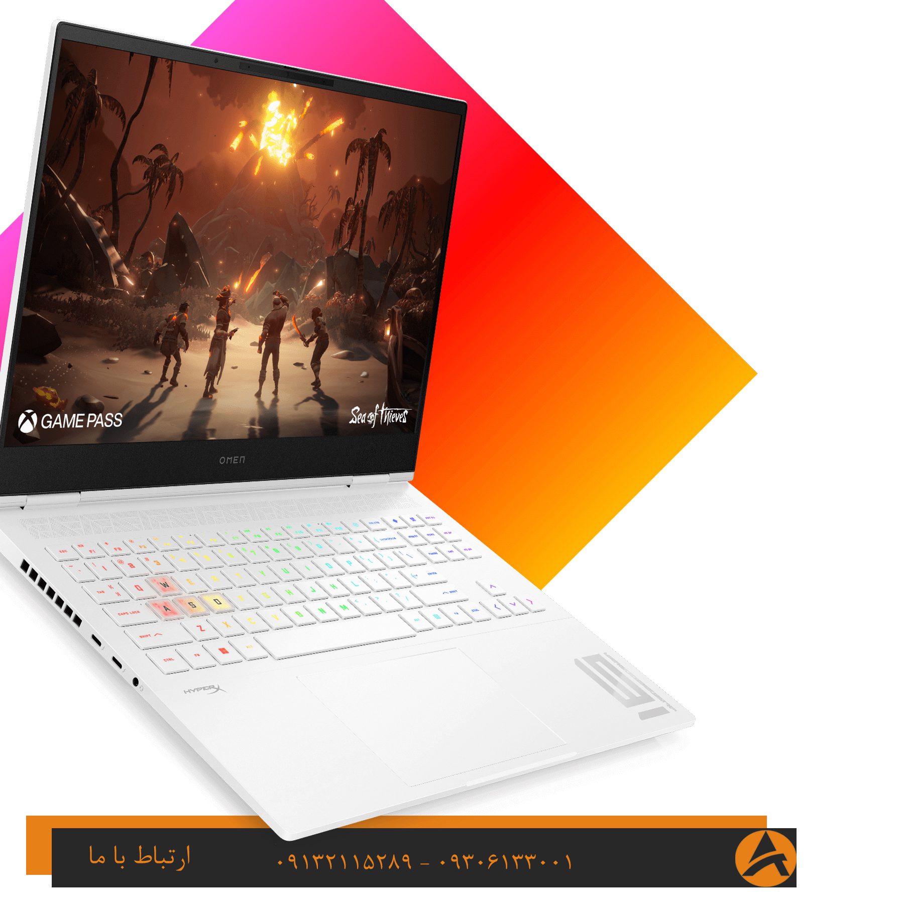 لپ تاپ اپن باکس اچ پی مدل HP OMEN 16 TRANSCEND GAMING-i7 16G 1TR SSD 8GB — تصویر ۲