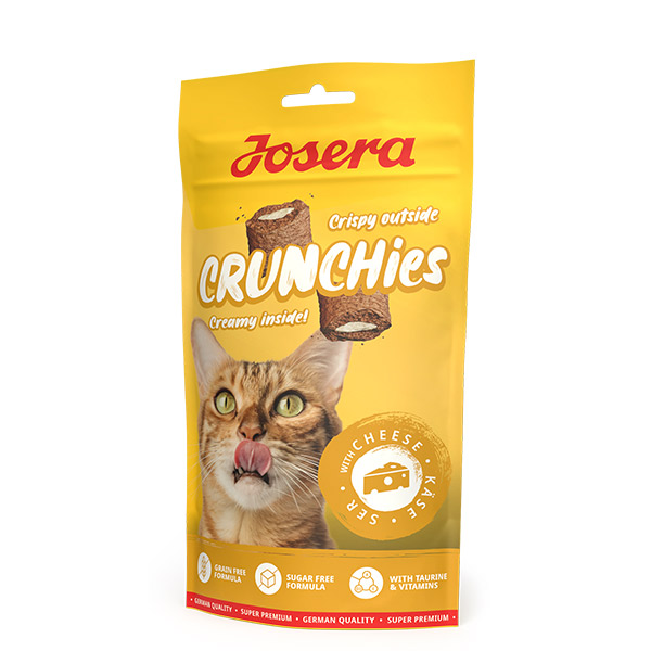 تشویقی گربه کرانچی مغزدار با طعم پنیر جوسرا Crunchies Cheese