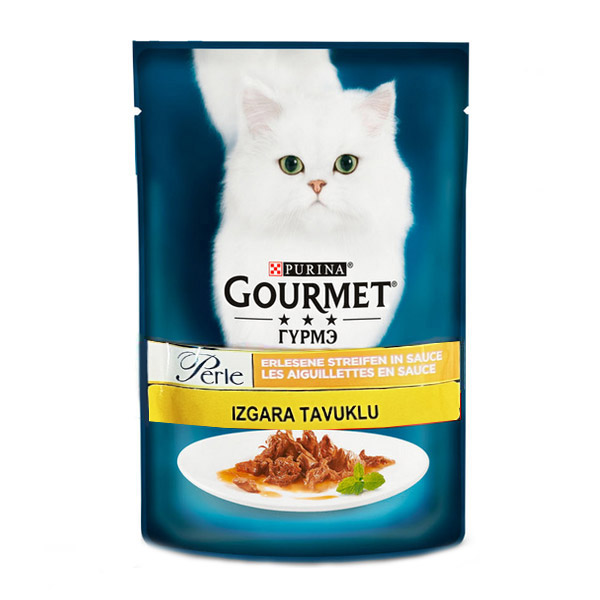 پوچ گربه با طعم مرغ گریل شده گورمت – Gourmet Perle with Chicken
