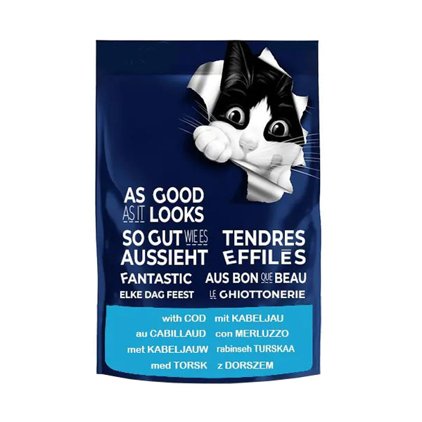 پوچ گربه با طعم ماهی کاد فلیکس – Felix Sensations Cod
