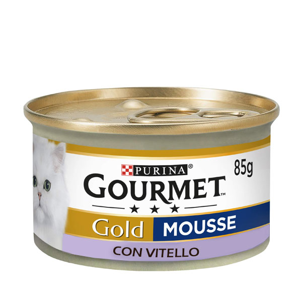 کنسرو گربه خمیری با طعم گوساله گورمت – Gourmet Pate Veal