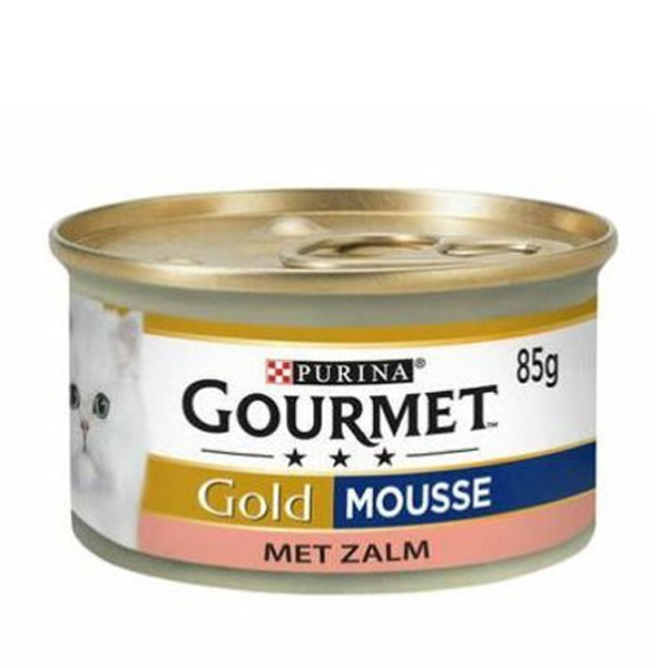 کنسرو گربه خمیری با طعم ماهی سالمون گورمت – Gourmet Pate Salmon