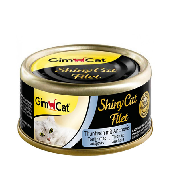 کنسرو گربه با فیله ماهی تن و کولی جیم کت Tuna &amp; Anchovy