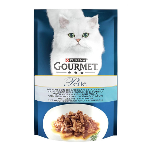 پوچ گربه با ماهی اقیانوسی و تن گورمت – Gourmet Ocean Fish — تصویر ۲