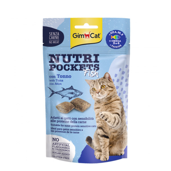 تشویقی گربه نوتری با طعم ماهی تن جیم کت Nutri Tonno