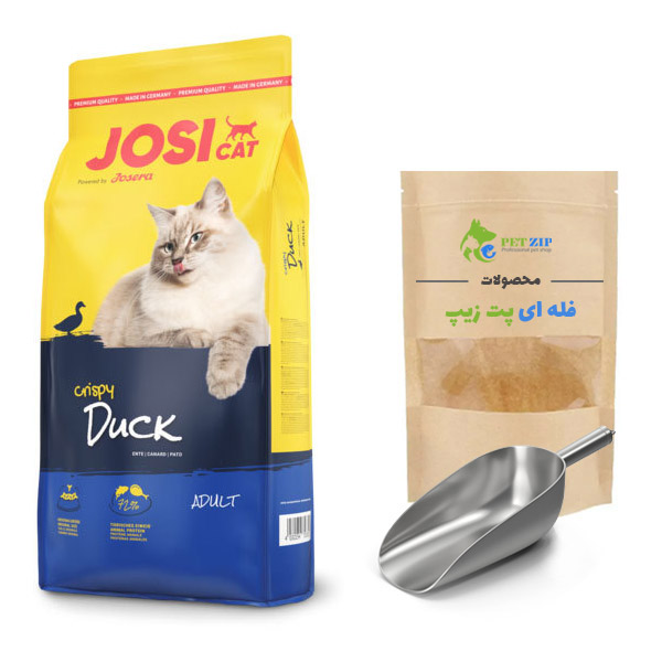 غذای خشک فله ای گربه جوسی کت Josicat با طعم اردک جوسرا — تصویر ۲
