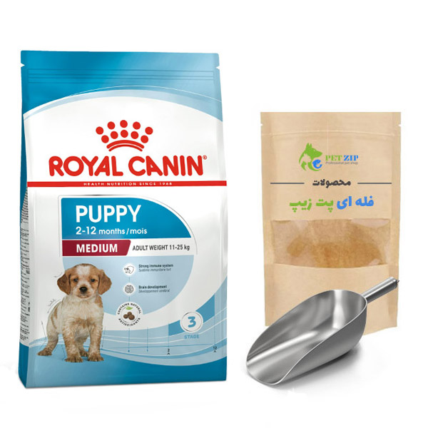 غذای خشک فله ای سگ مدیوم پاپی Medium Puppy رویال کنین — تصویر ۲