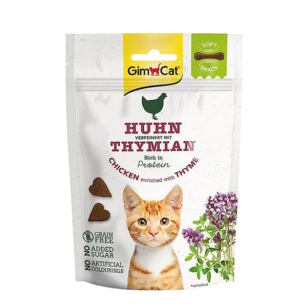 تشویقی گربه قلبی با مرغ و آویشن جیم کت Huhn Thymian — تصویر ۲