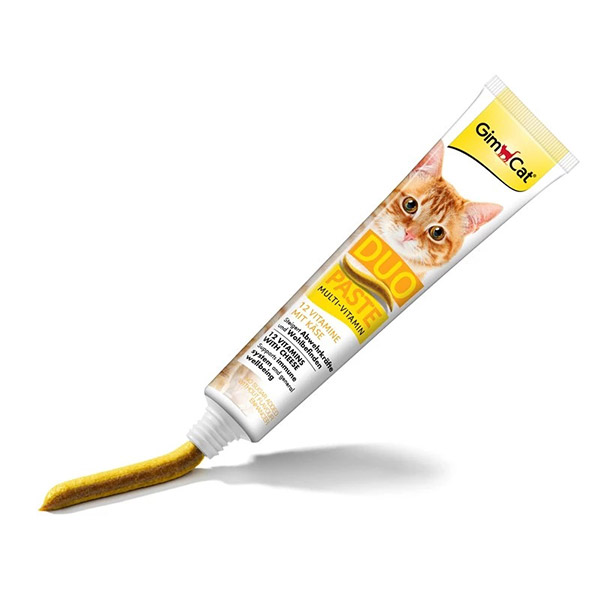 خمیر مولتی ویتامین گربه با طعم پنیر جیم کت Duo Paste — تصویر ۳