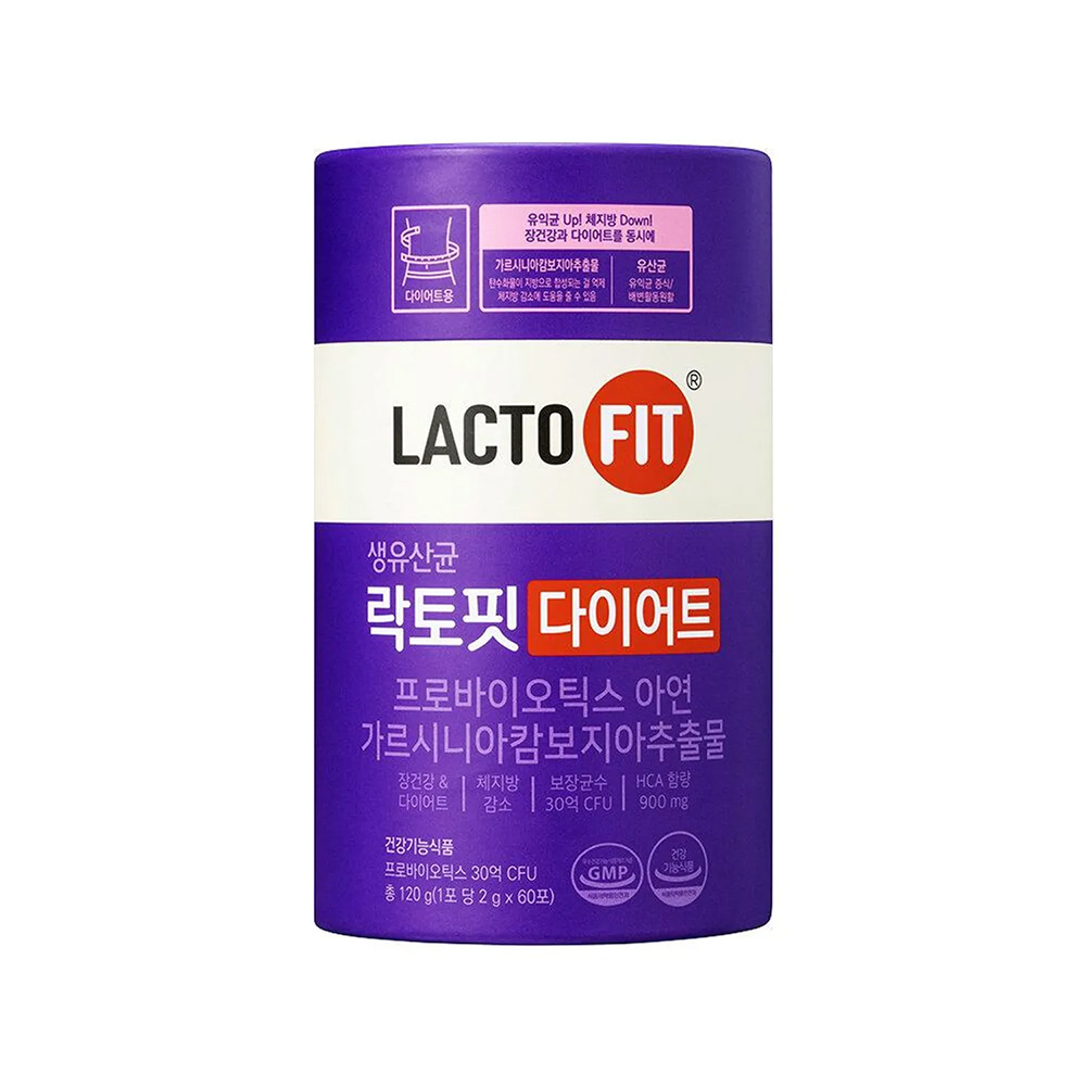 مکمل خوراکی بنفش لاکتوفیت مدل دایت، کنترل وزن و رژیم غذایی LACTO-FIT Probiotics Diet — تصویر ۲