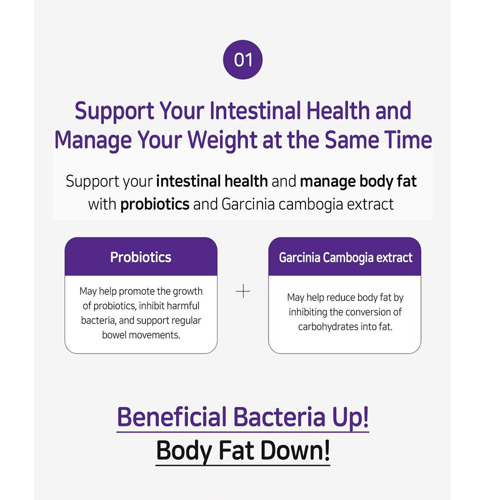 مکمل خوراکی بنفش لاکتوفیت مدل دایت، کنترل وزن و رژیم غذایی LACTO-FIT Probiotics Diet — تصویر ۴
